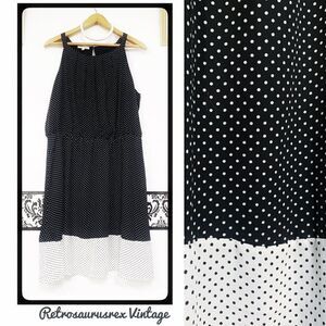 Maurice’s Black & White Polka Dot Day Dress Size 0